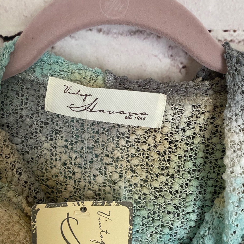 Vintage Havana popcorn tie-dye hoodie sweater - Picture 5 of 11